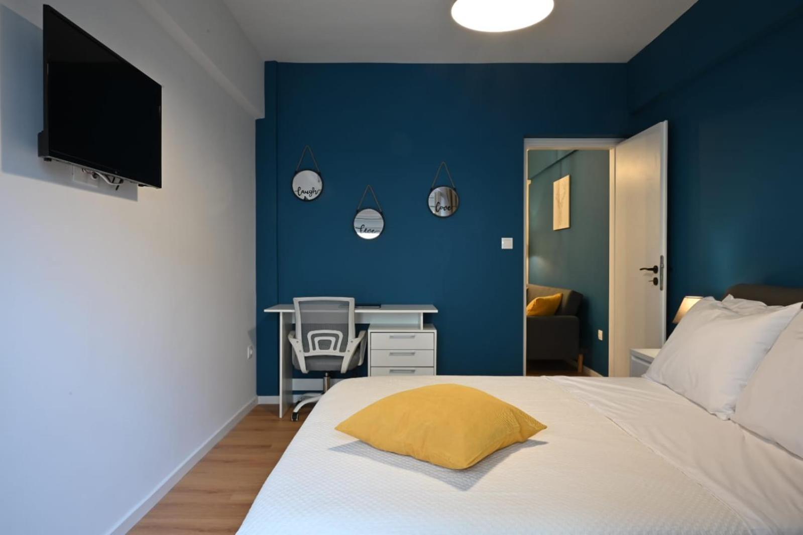 Modern Two Bedroom Apartment At Koukaki Atene Esterno foto