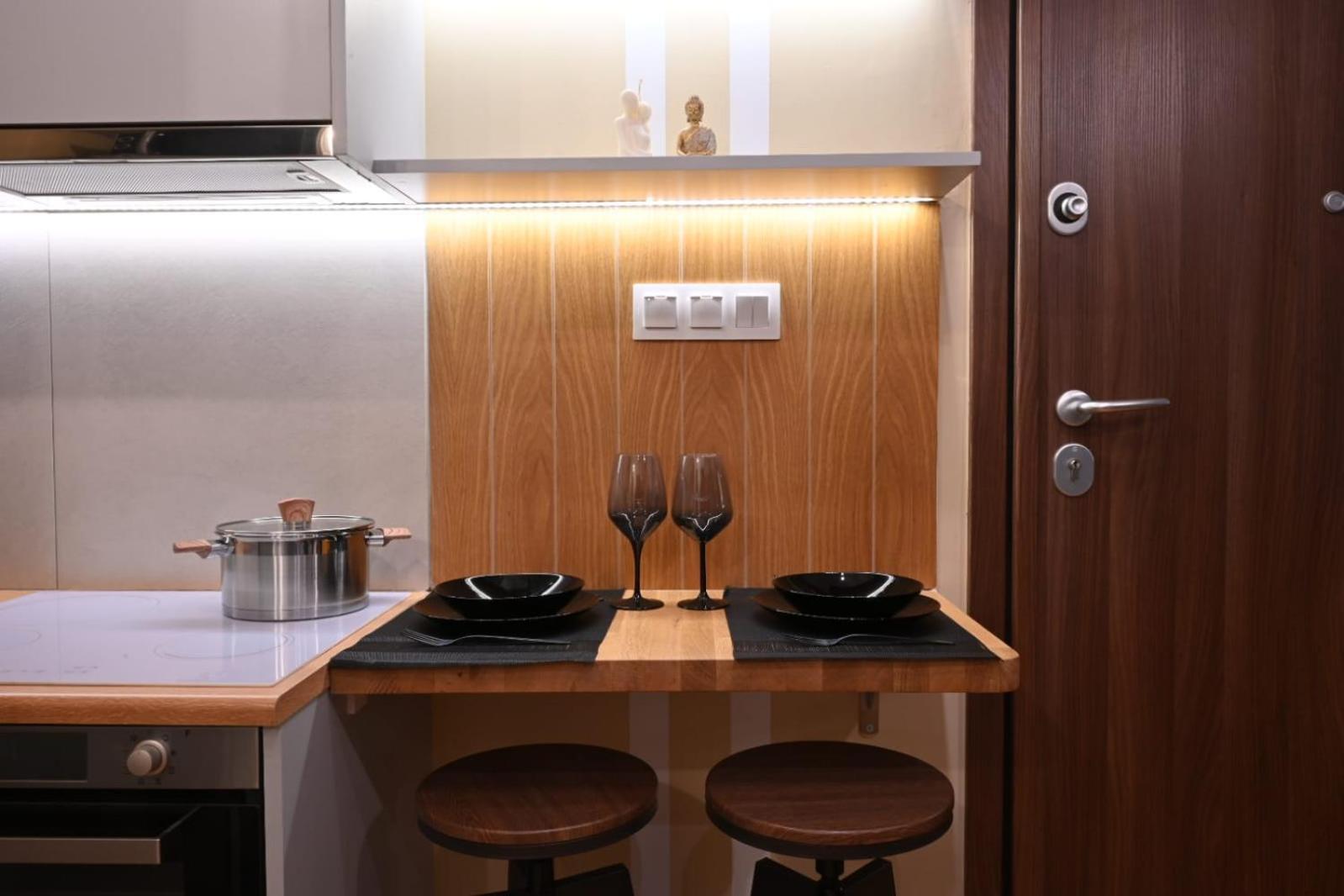 Modern Two Bedroom Apartment At Koukaki Atene Esterno foto